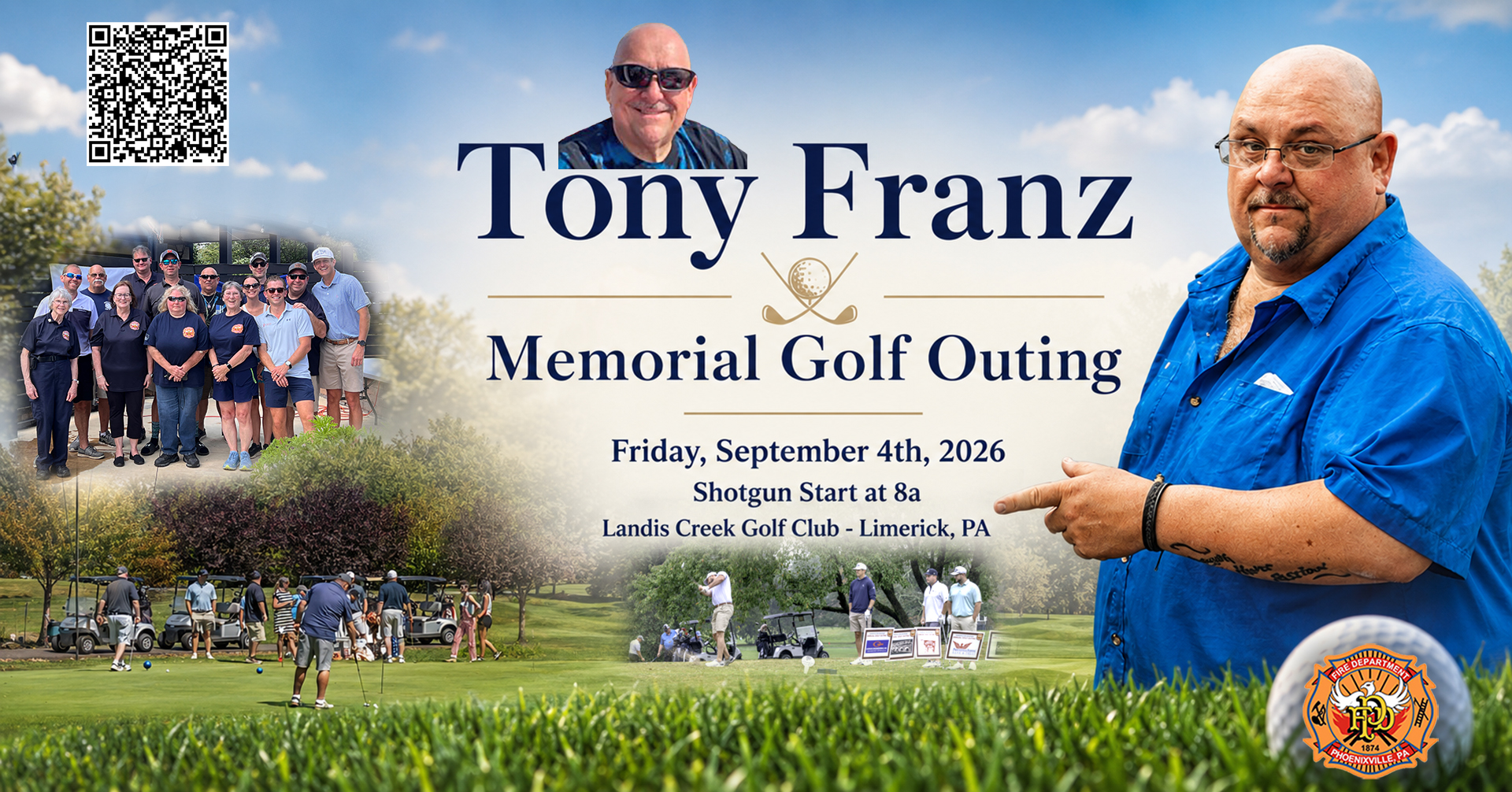2026 Tony Franz Memorial Golf Outing Fundraiser Graphic (click for more information)