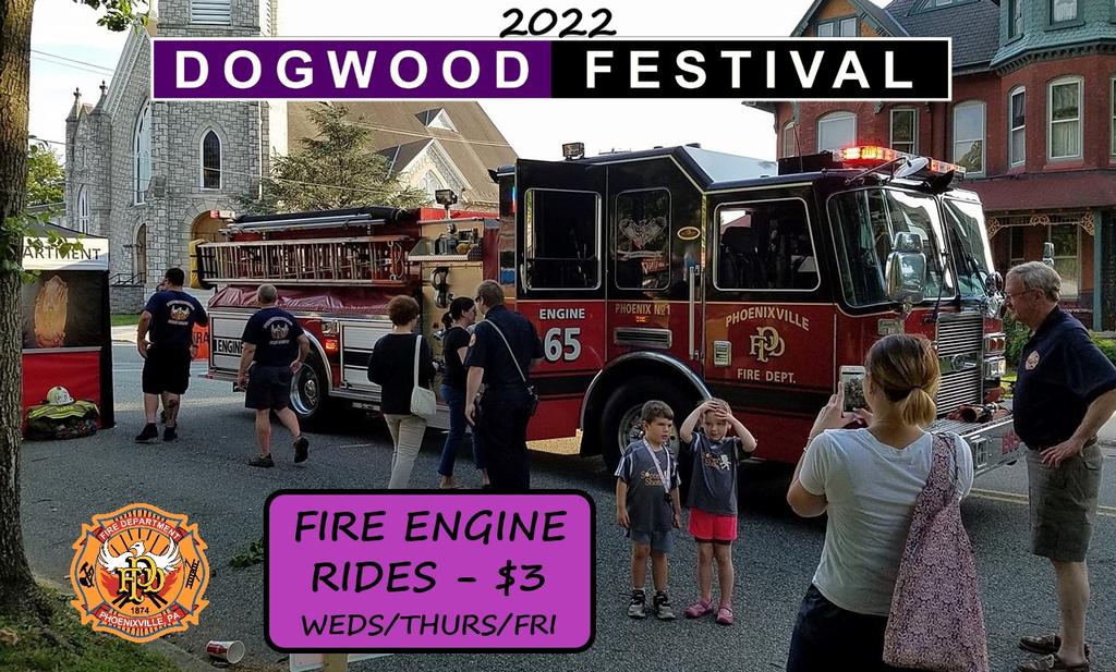 Fire Engine Rides at the Dogwood Festival Phoenixville Fire Department